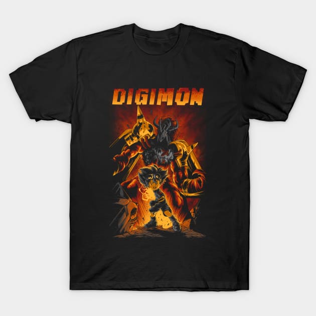 DIGIMON T-Shirt by Noizfanart